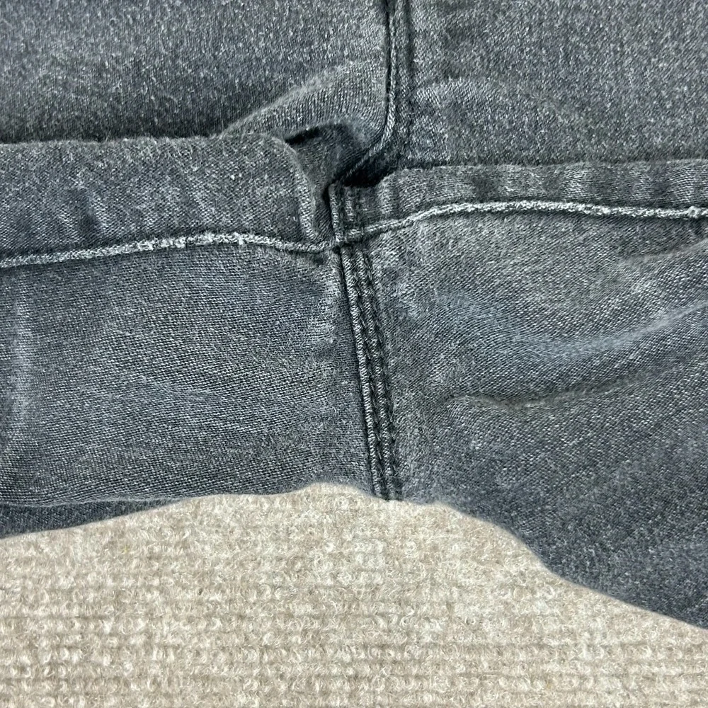 D Jeans Womens 6 Petite Charcoal Gray Cotton Stretch Mid Rise Travel Skinny Leg